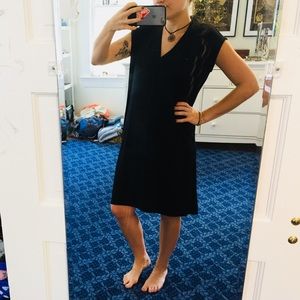 Black T-shirt dress